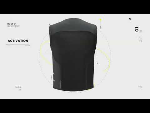 D-Air Smart Airbag Weste gelb/schwarz