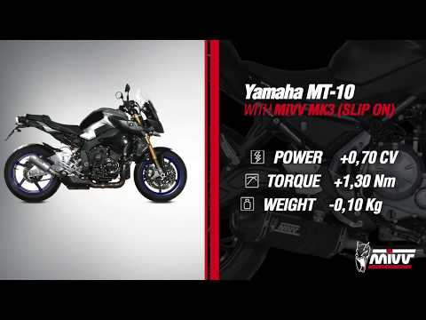 MK3 Auspuff schwarz Y.057.LM3B für Yamaha MT-10 /SP
