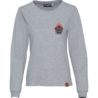 Spirit Motors Awesome Alexis Women's Longsleeve Grey