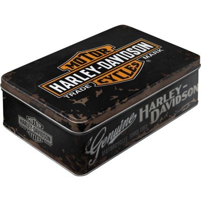 Nostalgic-Art flat storage tin Harley-Davidson Genuine