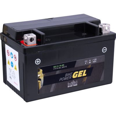 intAct Battery Bike Power Gel sealed 12V/6Ah GEL12-7A-BS (YTX