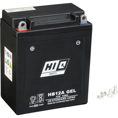 Hi-Q AGM Gel sealed battery HB12A, 12V, 12Ah (YB12A)