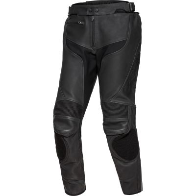 FLM Brooklands Black Leather Riding Pants