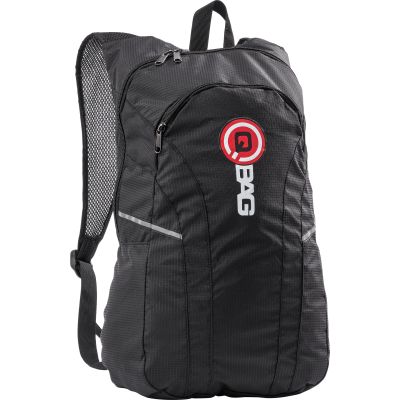 QBag Daypack foldable backpack 13 liters black