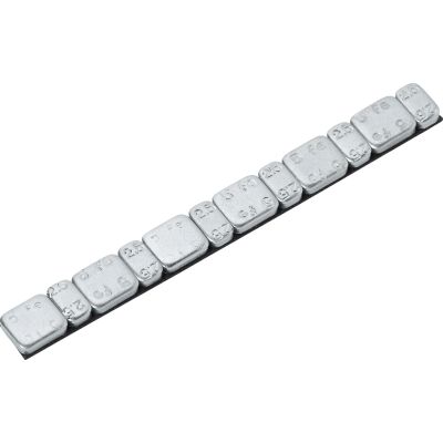 Hi-Q Tools adhesive weights, steel, 45 grams 5g+2.5g division silver