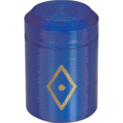 Stahlbus aluminum cap for bleed screw blue