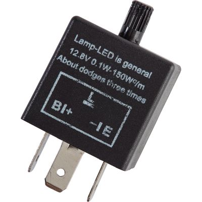 Hashiru adjustable flasher relay 12V 0.1-150W 3-pin (also for LED) protector