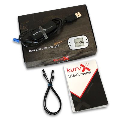 kurvX curve trainer adapter set USB-A