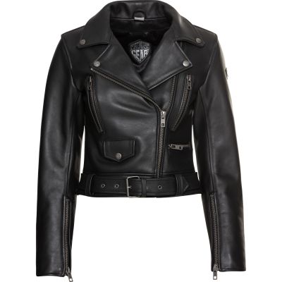 Spirit Motors Bad Bonnie Women's Leather Jacket, Black