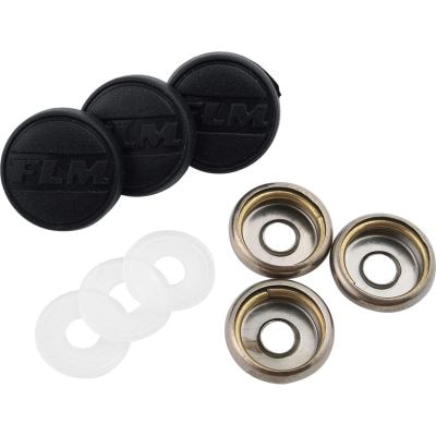 FLM 3x FLM rubberized top button
