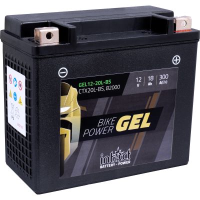 intAct Battery Bike Power Gel sealed 12V/18Ah GEL12-20L-BS (Y