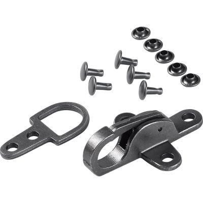 Spirit Motors buckles for nubuck leather vest