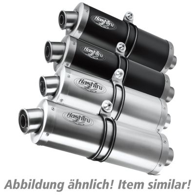Hashiru exhaust ST05 oval black for Honda CBR 900 RR SC28