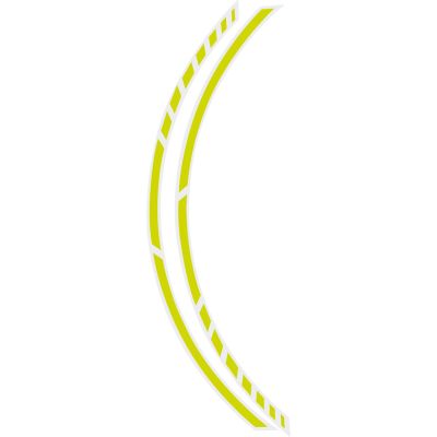 FOLIATEC rim stripe Racing 7mm neon green