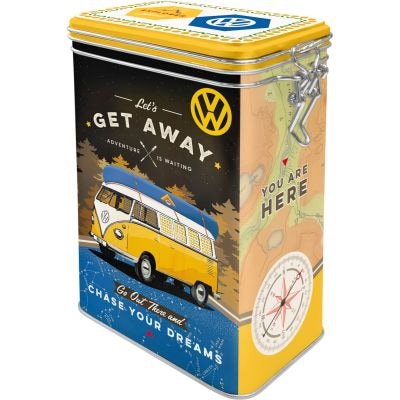 Nostalgic-Art aroma tin VW Bulli Let's Get Away
