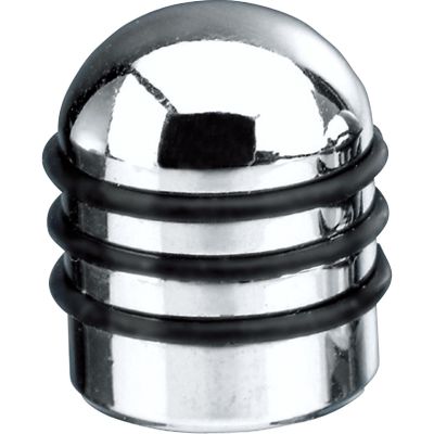 FOLIATEC Tire valve caps chrome 4-pack
