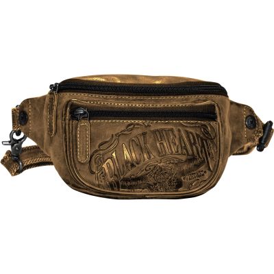 Jack's Inn 54 Waist bag with front pocket Mudslide dark brown
