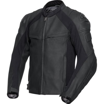 FLM Brooklands Leather Combi Jacket, Black