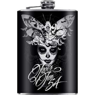 Jack's Inn 54 Flat flask Mariposa Muerta