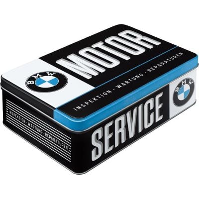 Nostalgic-Art flat storage tin BMW-Service