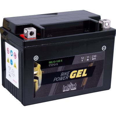 intAct Battery Bike Power Gel sealed GEL12-12Z-S 12V/11Ah (YT