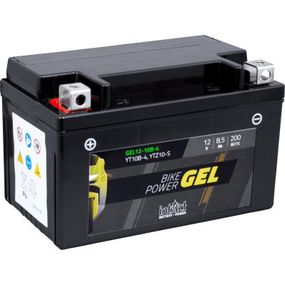 intAct battery Bike Power Gel sealed YTZ10S/YT10B-4 12V 8.5Ah