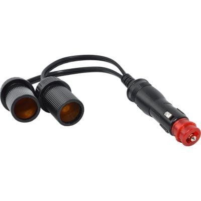 Baas Bikeparts adapter DIN/ZIG plug to 2x ZIG sockets Ø21mm BA19