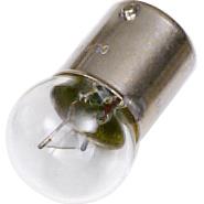 Ring bulb pair 12V, 10W bayonet base BA15S clear