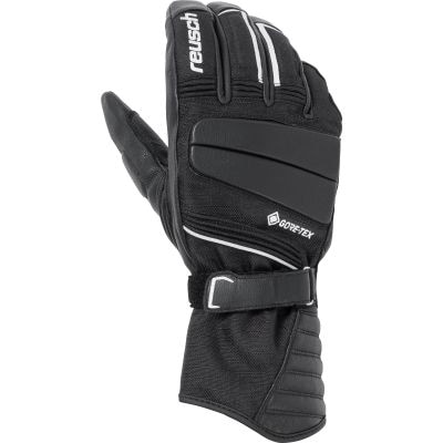 Reusch Outrider Gore-Tex Leather/Fabric Gloves, Long, Black