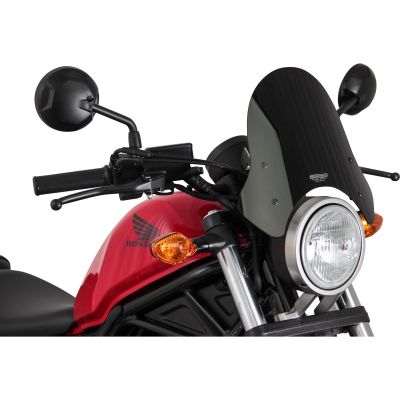 MRA NSP black sports screen for Honda CMX 500 Rebel 2017-2019