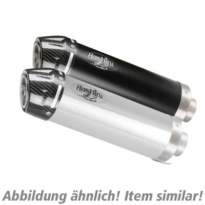 Hashiru exhaust ST06 black/carbon for CB/CBR 500 Hornet 2024-
