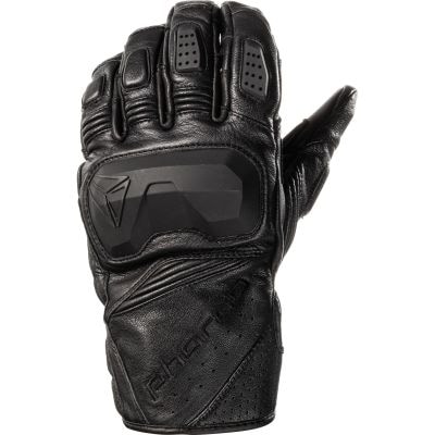 Pharao Columbia Breeze Short Leather Gloves, Black